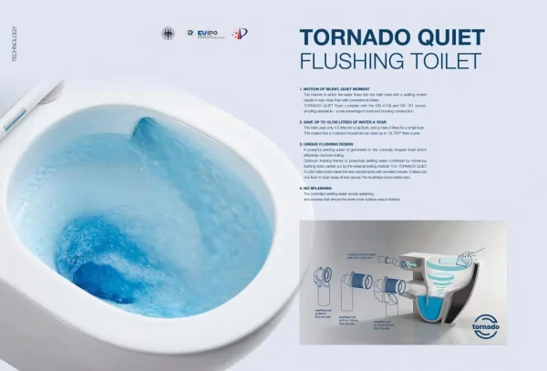 Rimless Tornado Flush Toilet vs Jet Flush Commode2