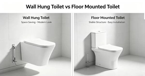 Wall Hung Toilet vs Floor Mounted Toilet Which Is Better for Bangladesh Projects