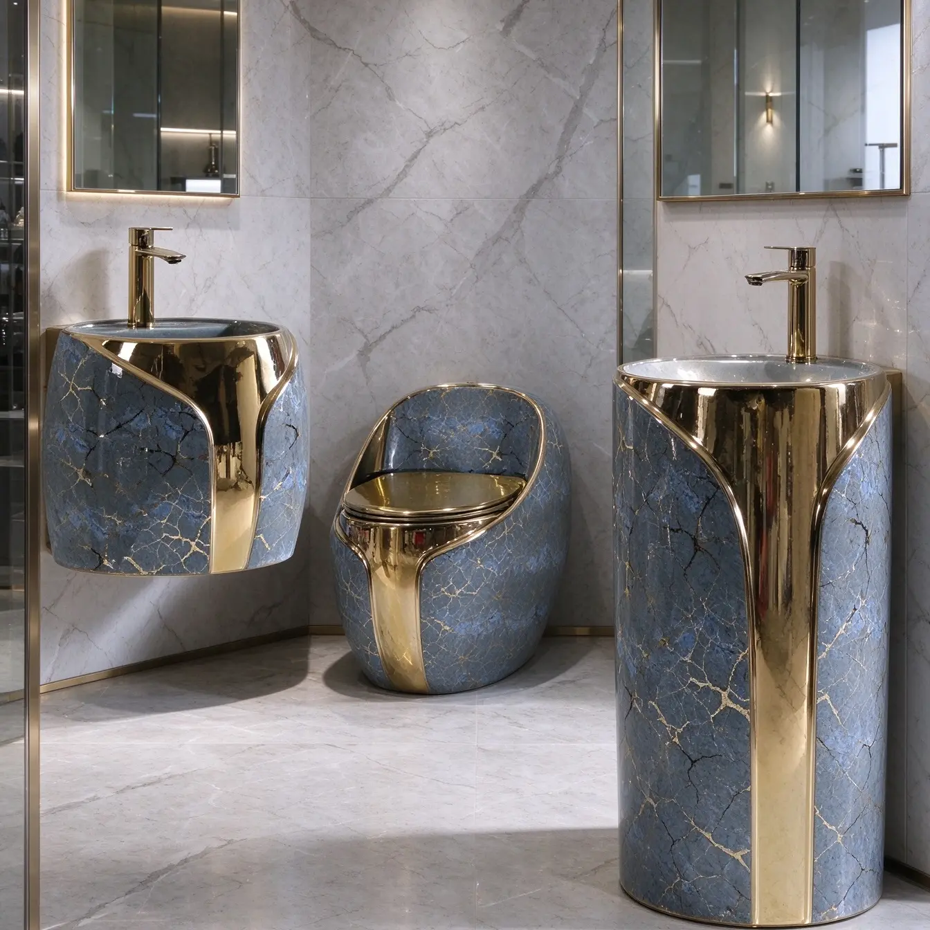 Factory-Direct Wholesale Bathroom Suite with Luxury Design